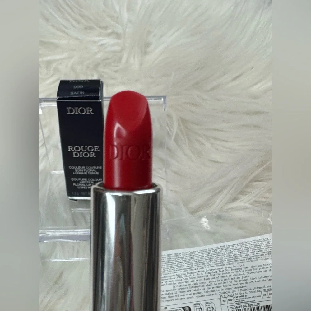 Dior Rouge Lipstick Mini  -Red Satin Finish